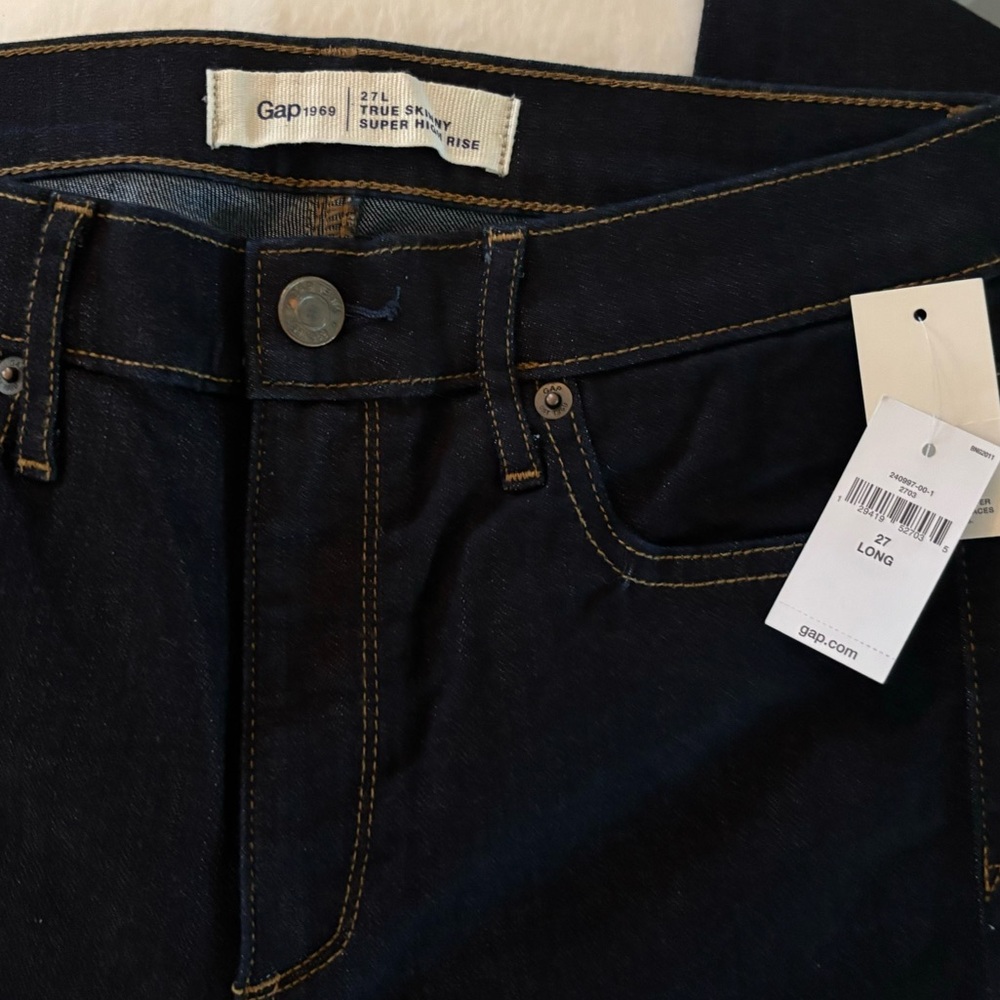 New! Gap true skinny super high rise